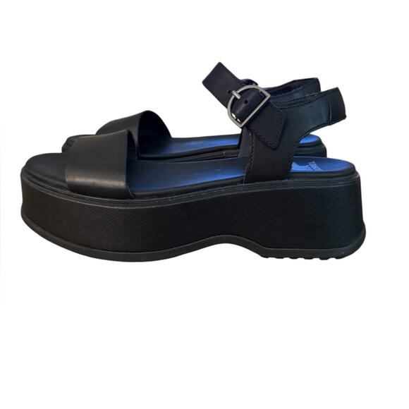 NWOT Sorel DaySpring Ankle-Strap Platform Black Sandals – Sz 9 - Picture 4 of 7